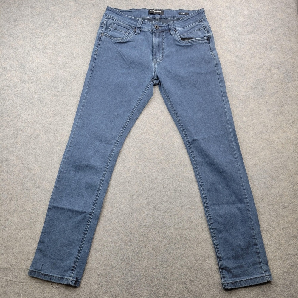 Kenneth Cole Jeans‎ Mens 30x32 Medium Wash Blue Slim Skinny Denim Pants